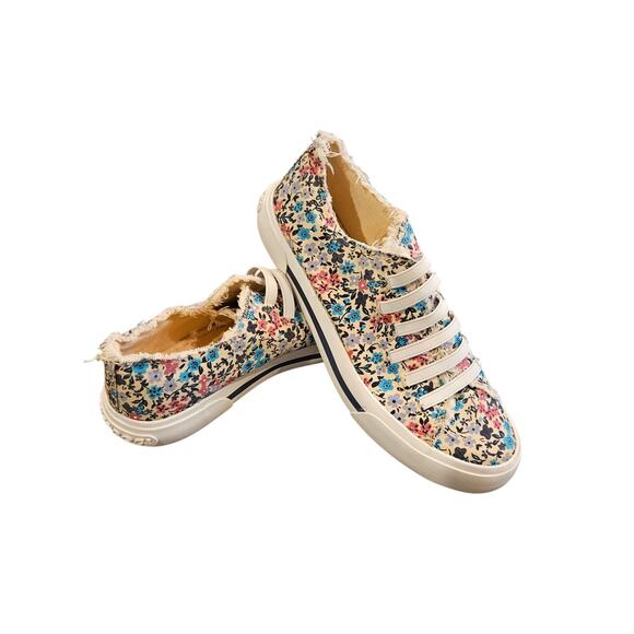 Rocket Dog Jokes Rewoven Cotton Slip-On w/ plush foam Size 7 Women Floral - Picture 1 of 8